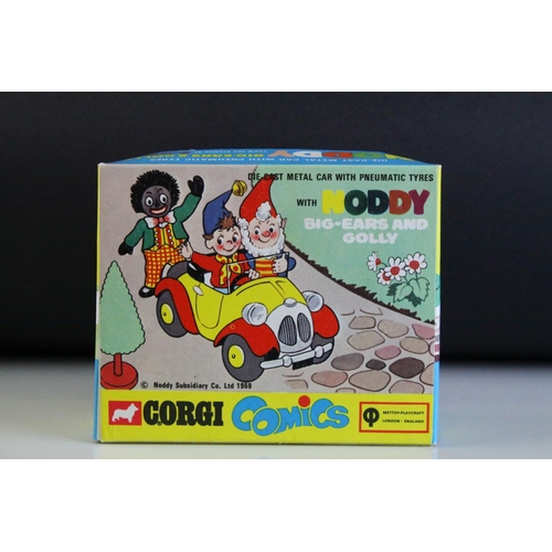 1031 - Boxed Corgi Comics 801 Noddy's Car diecast model with golly to back variant, model and box near mint... 