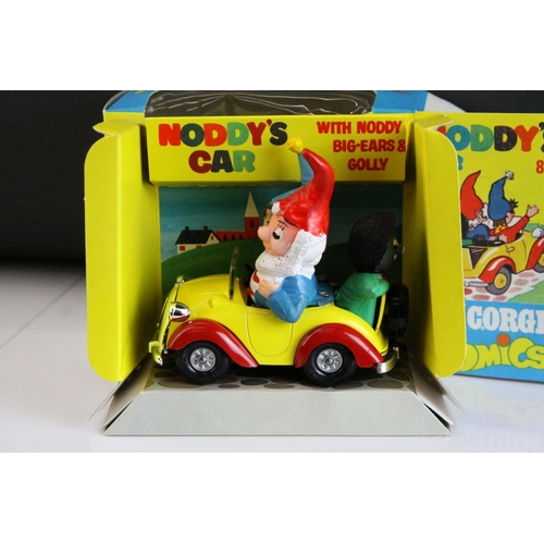 1031 - Boxed Corgi Comics 801 Noddy's Car diecast model with golly to back variant, model and box near mint... 