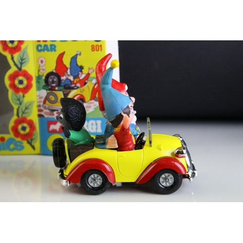 1031 - Boxed Corgi Comics 801 Noddy's Car diecast model with golly to back variant, model and box near mint... 