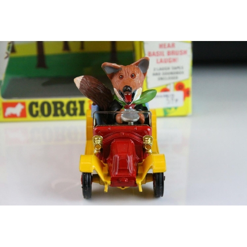 1032 - Boxed Corgi Comics 808 Basil Brush and his car diecast model complete with 2 x laughing tapes and in... 