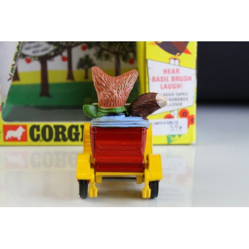 1032 - Boxed Corgi Comics 808 Basil Brush and his car diecast model complete with 2 x laughing tapes and in... 