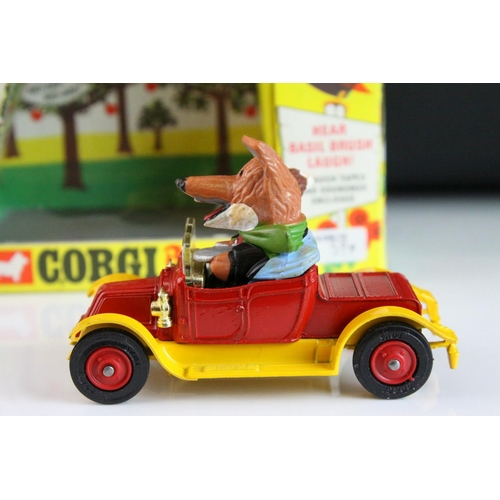 1032 - Boxed Corgi Comics 808 Basil Brush and his car diecast model complete with 2 x laughing tapes and in... 