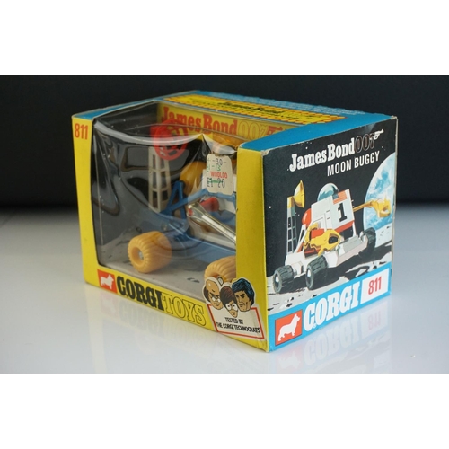 1035 - Boxed Corgi 811 James Bond 007 Moon Buggy from Diamonds Are Forever diecast model in near mint condi... 