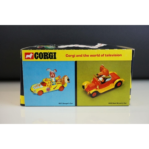 1037 - Boxed Corgi Comics 809 Dick Dastardly Racing Car with Muttley diecast model, complete and excellent ... 