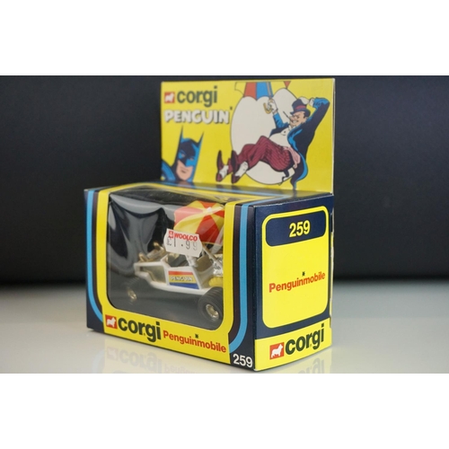 1041 - Boxed Corgi 259 Batman Penguin Penguinmobil diecast model, near mint in excellent box with price sti... 