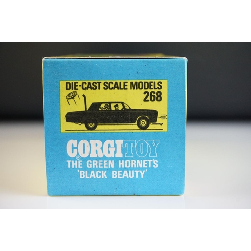 1042 - Boxed Corgi 268 The Green Hornet Black Beauty diecast model, complete and appearing to have never be... 