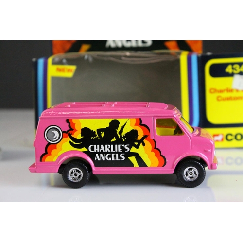 1043 - Boxed Corgi 434 Charlie's Angels Custom Van diecast model in near mint condition with excellent box ... 