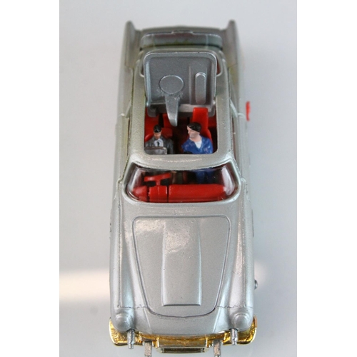 1045 - Boxed Corgi 270 James Bond 007 Aston Martin DB5 diecast model in blue/yellow box window, appearing n... 