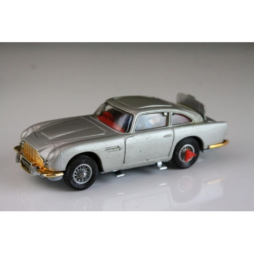 1045 - Boxed Corgi 270 James Bond 007 Aston Martin DB5 diecast model in blue/yellow box window, appearing n... 