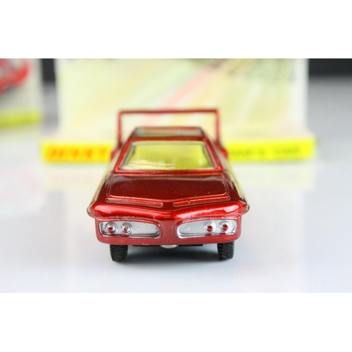 1046 - Boxed Dinky 108 Joe 90 Sam's Car diecast model in red, with inner display stand, lapel badge and ins... 