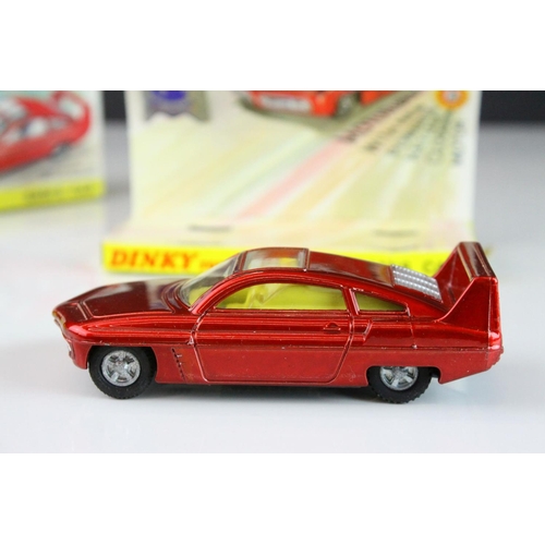 1046 - Boxed Dinky 108 Joe 90 Sam's Car diecast model in red, with inner display stand, lapel badge and ins... 