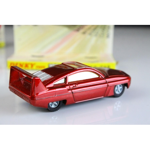 1046 - Boxed Dinky 108 Joe 90 Sam's Car diecast model in red, with inner display stand, lapel badge and ins... 