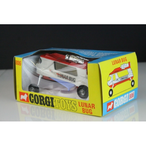 1048 - Boxed Corgi 806 James Bond 007 Lunar Bug diecast model in near mint condition, box excellent with so... 