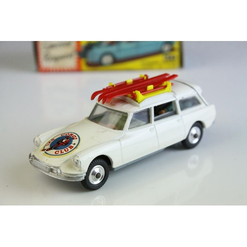 1054 - Boxed Corgi 475 Citroen Safari Corgi Ski Club By Special Request diecast model in white, complete wi... 