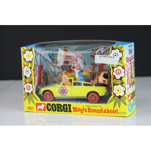 1063 - Boxed Corgi 807 Dougal's Magic Roundabout Car in excellent condition with unused sticker sheet, orig... 