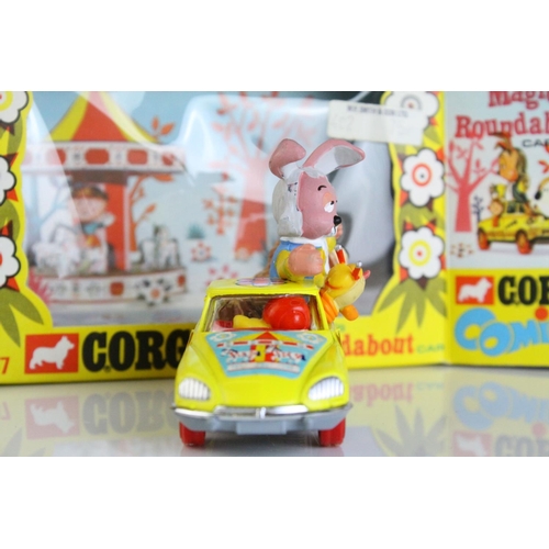 1063 - Boxed Corgi 807 Dougal's Magic Roundabout Car in excellent condition with unused sticker sheet, orig... 