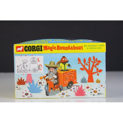 1064 - Boxed Corgi 859 Magic Roundabout Mr McHenry's Trike & Zebedee-Box diecast model, complete and near m... 