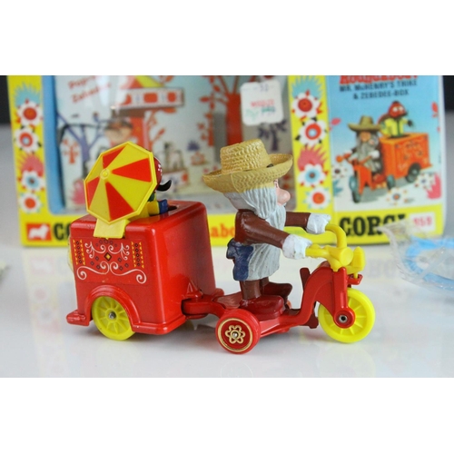 1064 - Boxed Corgi 859 Magic Roundabout Mr McHenry's Trike & Zebedee-Box diecast model, complete and near m... 