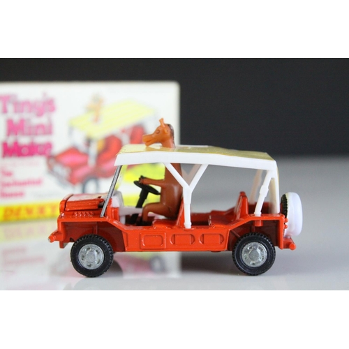 1066 - Boxed Dinky 350 Tiny's Mini Moke from The Enchanted House diecast model, complete and excellent, nea... 