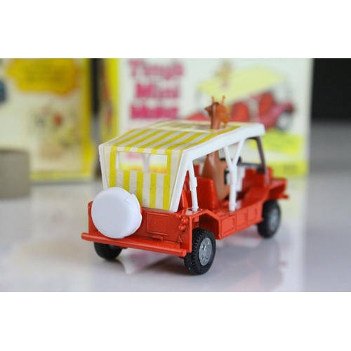 1066 - Boxed Dinky 350 Tiny's Mini Moke from The Enchanted House diecast model, complete and excellent, nea... 