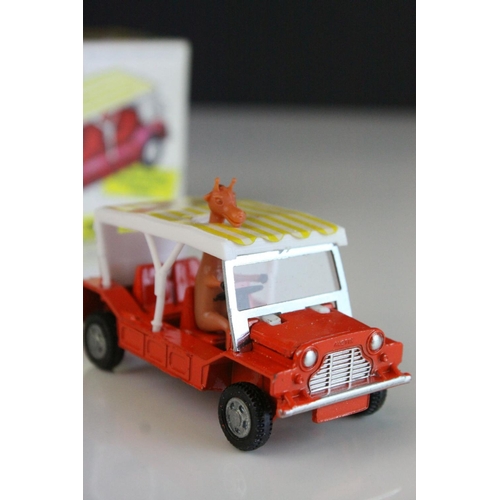 1066 - Boxed Dinky 350 Tiny's Mini Moke from The Enchanted House diecast model, complete and excellent, nea... 