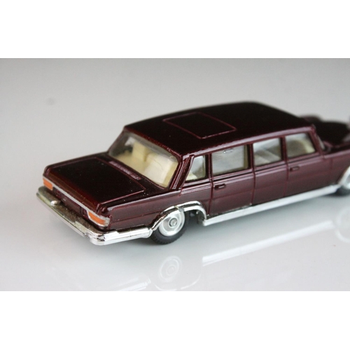 1068 - Boxed Corgi 247 Mercedes Benz 600 Pullman By Special Request diecast model in metallic maroon, excel... 