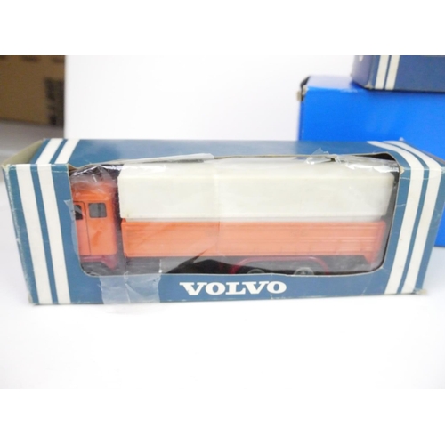 1086 - Four boxed Volvo diecast haulage models to include Conrad 280620 4314 and 2 x Nacoral 202 & 1 x Naco... 