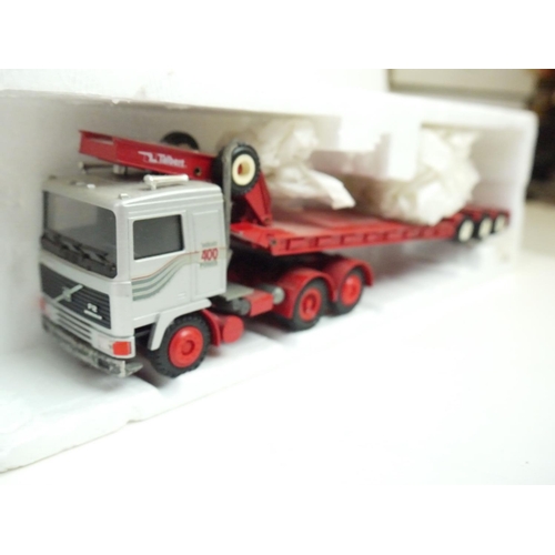 1086 - Four boxed Volvo diecast haulage models to include Conrad 280620 4314 and 2 x Nacoral 202 & 1 x Naco... 