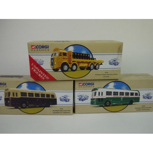 1094 - 13 Boxed Corgi Classics diecast models to include 9 x Public Transport 97018 Weymann Single Deck Bus... 