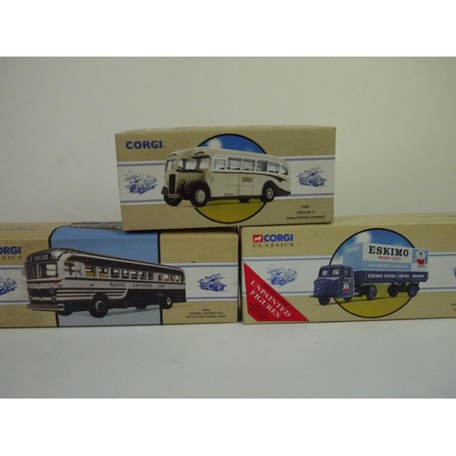 1094 - 13 Boxed Corgi Classics diecast models to include 9 x Public Transport 97018 Weymann Single Deck Bus... 