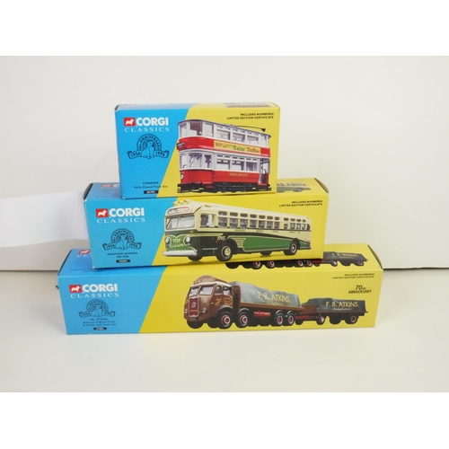 1096 - 14 boxed Corgi Classics diecast models to include 16201 Pentus Brown Scammel Highwayman Dropside Tra... 