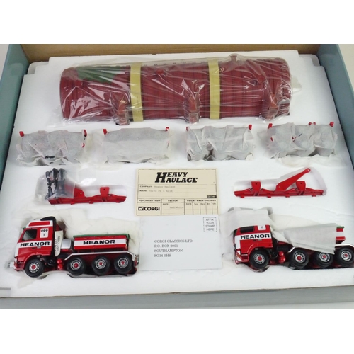 1097 - Boxed 1:50 scale ltd edn Corgi Heavy Haulage CC12403 Heanor Haulage Volvo FH 4 Axle Ballasted Tracto... 