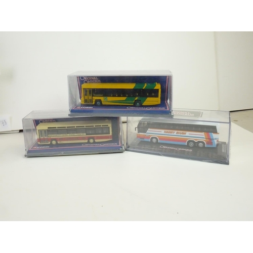 1098 - Eight boxed Corgi Original Omnibus diecast models to include 42809 Dennis Dart V.F.M., 42907 Optare ... 