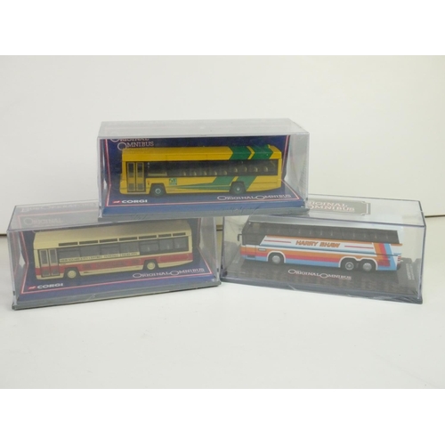 1098 - Eight boxed Corgi Original Omnibus diecast models to include 42809 Dennis Dart V.F.M., 42907 Optare ... 