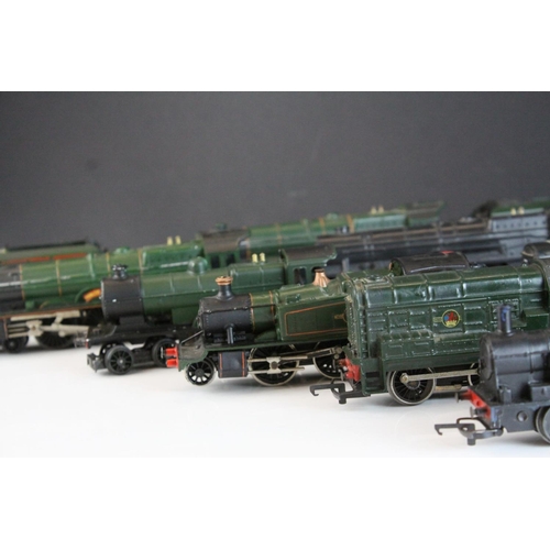 11 - 13 OO gauge Hornby & Triang locomotives to include 2 x Triang Princess Elizabeth, UUHornby LMS 16031... 