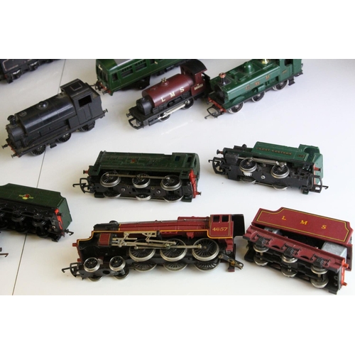 11 - 13 OO gauge Hornby & Triang locomotives to include 2 x Triang Princess Elizabeth, UUHornby LMS 16031... 