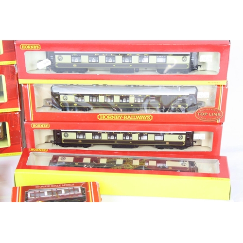 110 - 10 Boxed Hornby OO gauge items of rolling stock to include R4172, R233 x 4, R4171, R4170 and R219 x ... 