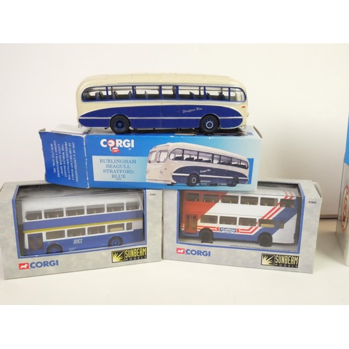 1100 - Seven boxed diecast models to include 4 x Corgi (97803, 35001, 91842, 97172), 1 x Matchbox Dinky ltd... 