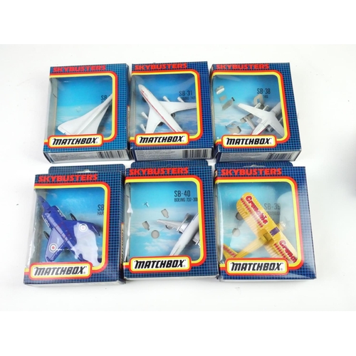 1101 - 15 Boxed Matchbox diecast models to include 4 x KS-803,  6 x Skybusters (SB-23, SB-27, SB -31, SB-38... 