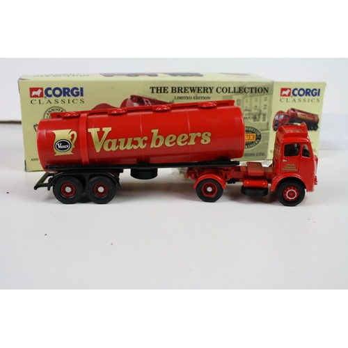 1103 - Five boxed ltd edn Corgi diecast models to include 2 x Whisky Collection Black & White ERF KY Artic ... 