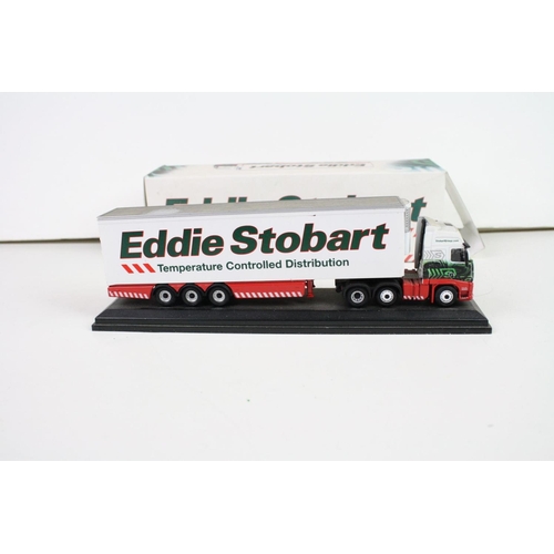 1106 - 10 boxed Eddie Stobart diecast models, 8 x Corgi, 1 x Lledo and 1 x Atlas Editions, all appear in vg... 