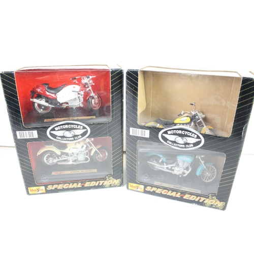 1109 - Nine assorted boxed diecast & plastic motorbike & moped models to include 2 x NewRay Roadraider Coll... 