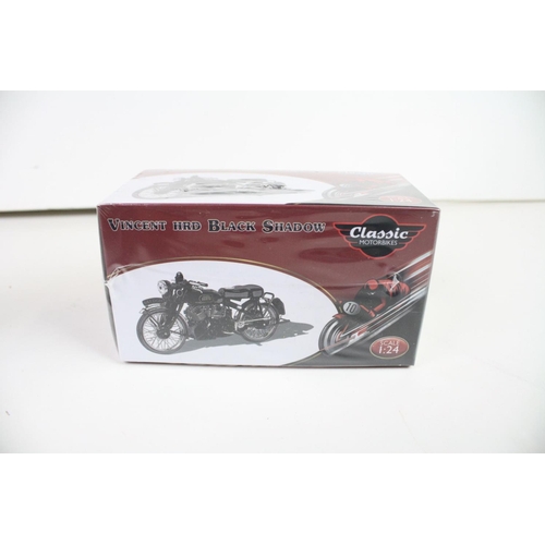 1109 - Nine assorted boxed diecast & plastic motorbike & moped models to include 2 x NewRay Roadraider Coll... 