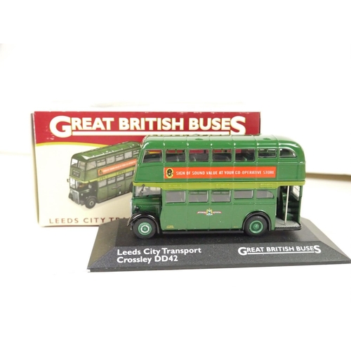 1117 - 10 boxed Atlas Editions Great British Buses diecast models, all appear to be in good condition.