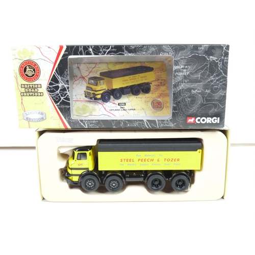 1118 - Eight boxed Corgi diecast to include Past & Present Ltd. Ed. Volvo Rigid Lorry & Commer Flatbed with... 