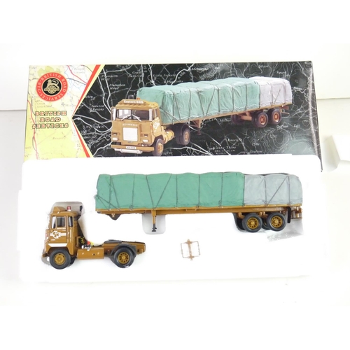 1118 - Eight boxed Corgi diecast to include Past & Present Ltd. Ed. Volvo Rigid Lorry & Commer Flatbed with... 