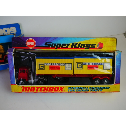 1120 - 17 Boxed Matchbox Super Kings diecast models to include K21 Ford Transcontinental Sunkist, 2 x K33 (... 