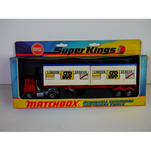 1120 - 17 Boxed Matchbox Super Kings diecast models to include K21 Ford Transcontinental Sunkist, 2 x K33 (... 