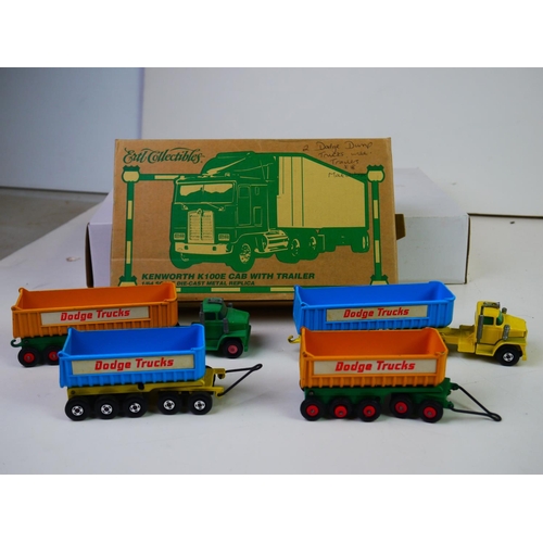 1121 - Boxed 1/64 30454 Western Distributing Peterbilt 379 w/Wabash Triple Pups plus 4 x boxed ERTL diecast... 