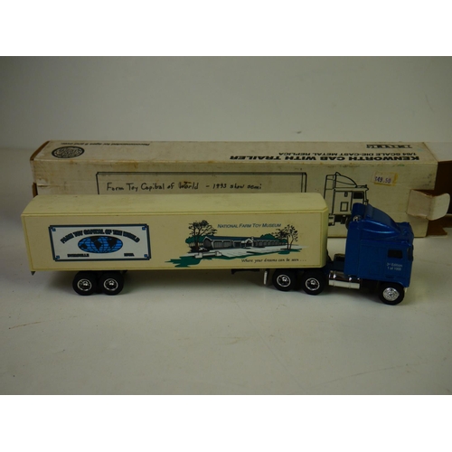 1121 - Boxed 1/64 30454 Western Distributing Peterbilt 379 w/Wabash Triple Pups plus 4 x boxed ERTL diecast... 